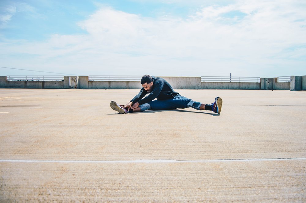 As you wake up, you also need waking up your muscles by doing some stretches.